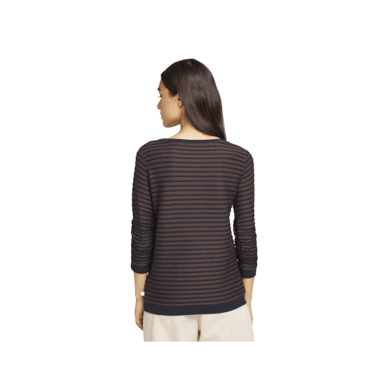 Tom Tailor Denim Dames Noos Striped Jacquard Sweat