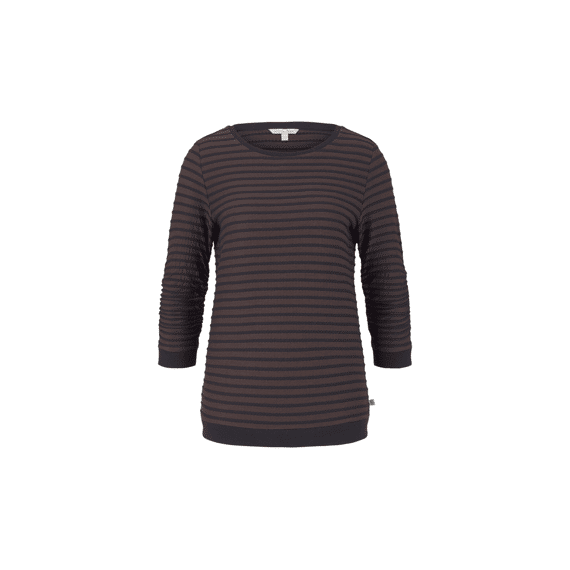 Tom Tailor Denim Dames Noos Striped Jacquard Sweat