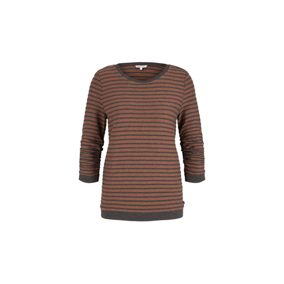 Tom Tailor Denim Dames Noos Striped Jacquard Sweat