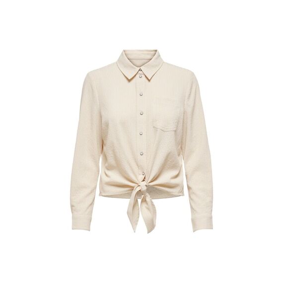 Only Noos Onllecey Ls Knot Shirt Noos