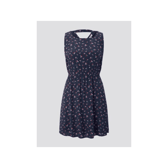 Tom Tailor Denim Dames Noos Printed Dress With Back Strap