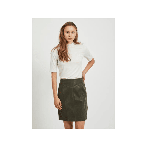 Vila Noos Visolitta Rib Funnelneck 2/4 Top/Su-Noos