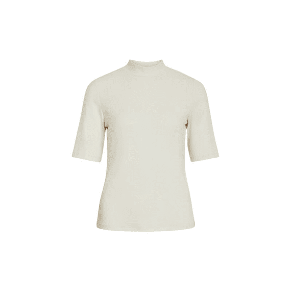 Vila Noos Visolitta Rib Funnelneck 2/4 Top/Su-Noos