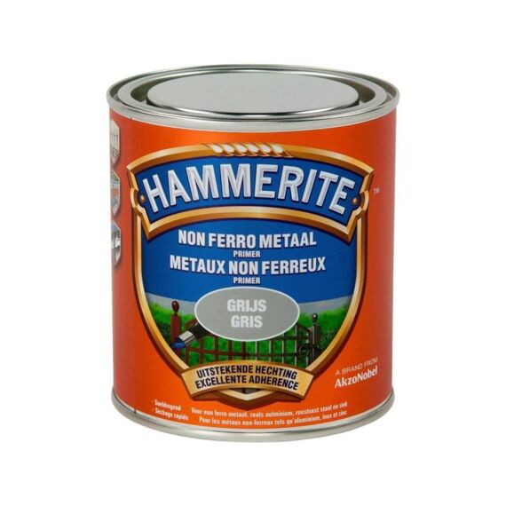 Hammerite Primer Voor Non-Ferro Metalen Grijs 0.5L