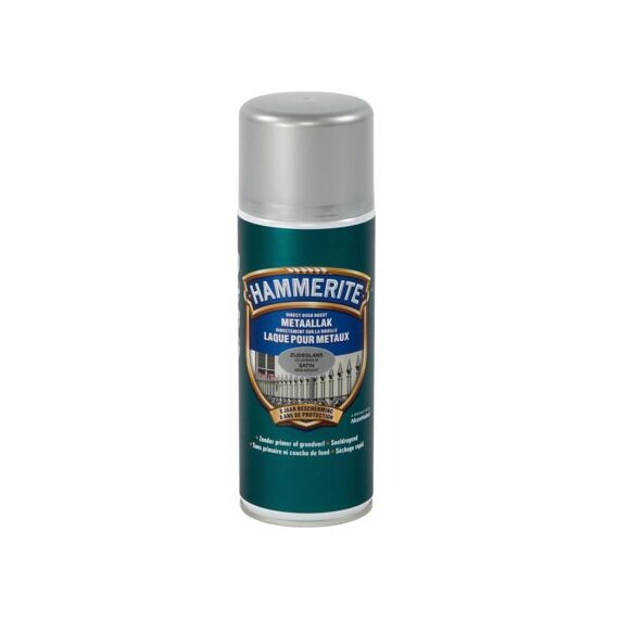 Hammerite Satijnglanslak Spray Z.Grijs 400Ml