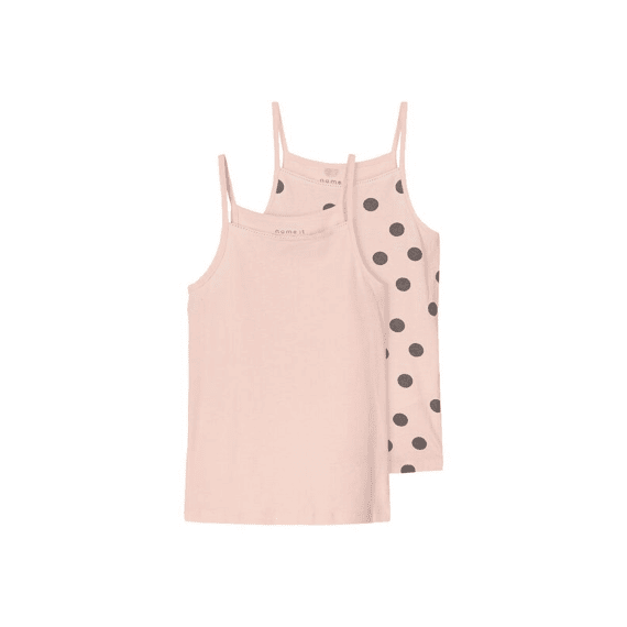 Name It Kids Noos Nkfstrap Top 2P Strawb. Cream Dot