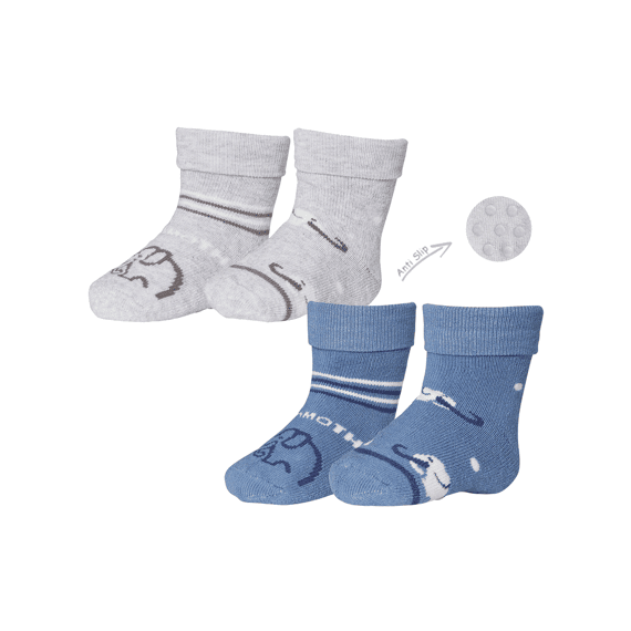In Control Noos 2-Pack Abs Socks Fancy