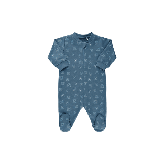 Fixoni Noos Nightsuit W. Zipper & Foot Organic