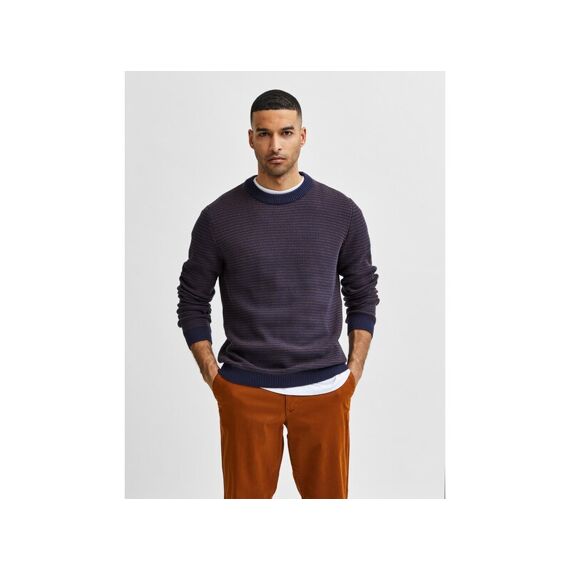 Selected Noos Slhwes Ls Knit Crew Neck W Noos