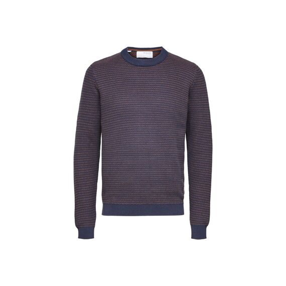 Selected Noos Slhwes Ls Knit Crew Neck W Noos