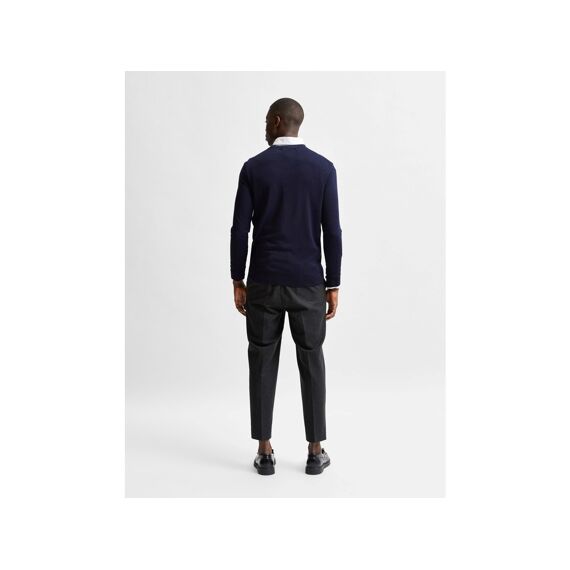 Selected Homme Black Noos Slhtown Merino Coolmax Knit Crew