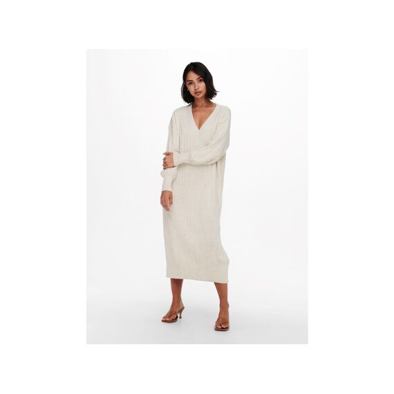 Only 2108 Onlnew Tessa L/S Midi V-Neck Dress