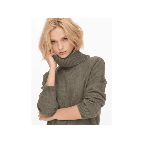 Only Noos Onlbrandie L/S Roll Neck Dress Knt