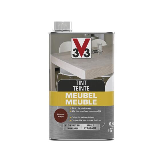 V33 Tint Meubel Mat Mahonie 0.5L