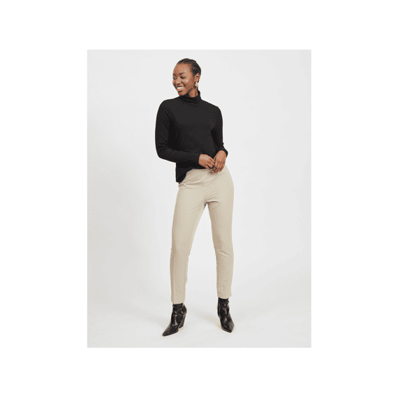 Vila Noos Visolitta Rib Rollneck L/S Top/Su - Noos
