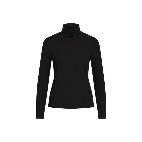 Vila Noos Visolitta Rib Rollneck L/S Top/Su - Noos