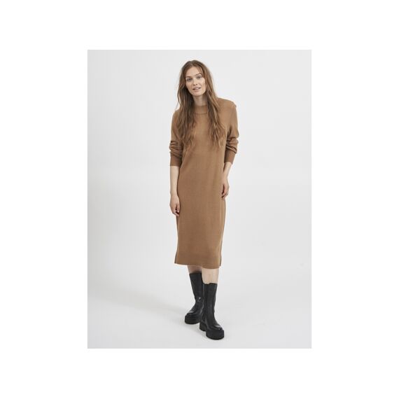 Vila Noos Viril Crew Neck L/S Midi Dress