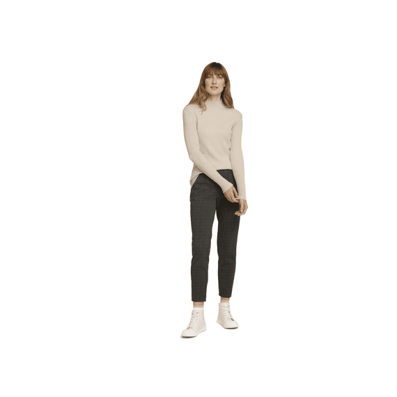 Tom Tailor Dames Noos Checked Loose Fit Pants