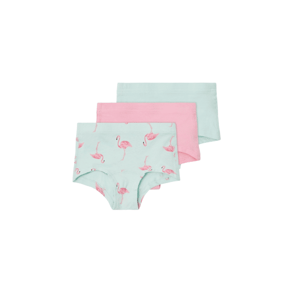 Name It Mini Noos Nmftights 3P Glacier Flamingo