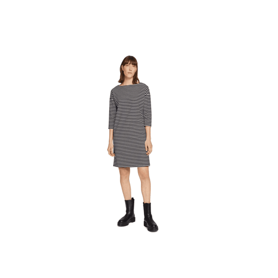 Tom Tailor Dames Noos Structured Stripe Dress