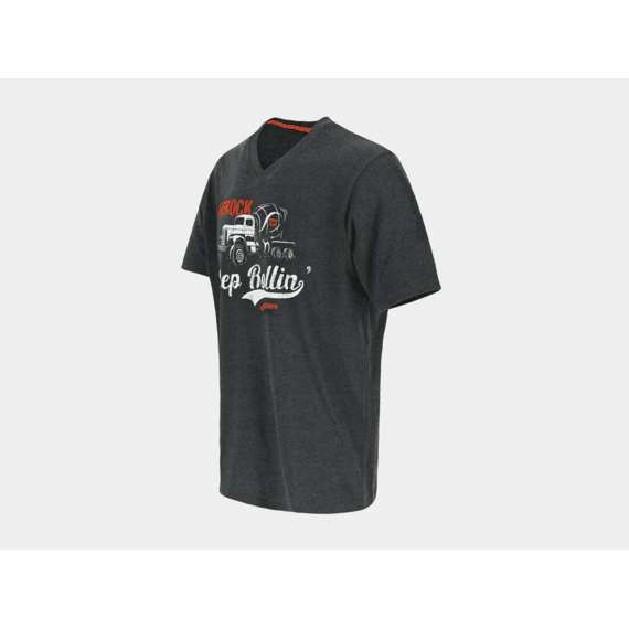 Herock Z22 Rollin T-Shirt Korte Mouwen Donker Heather