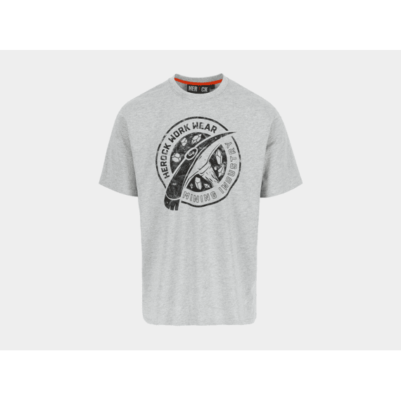 Herock Z22 Worker T-Shirt Korte Mouwen Licht Heather