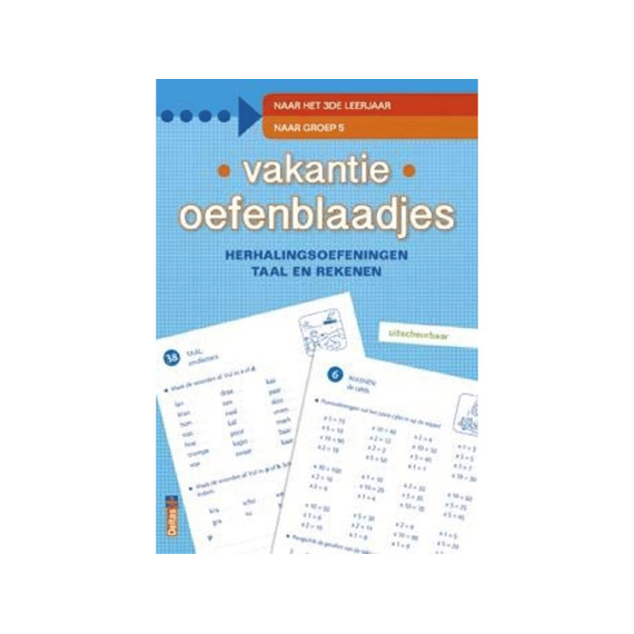 Vakantie Oefenblaadjes Naar Het 3De Leerjaar