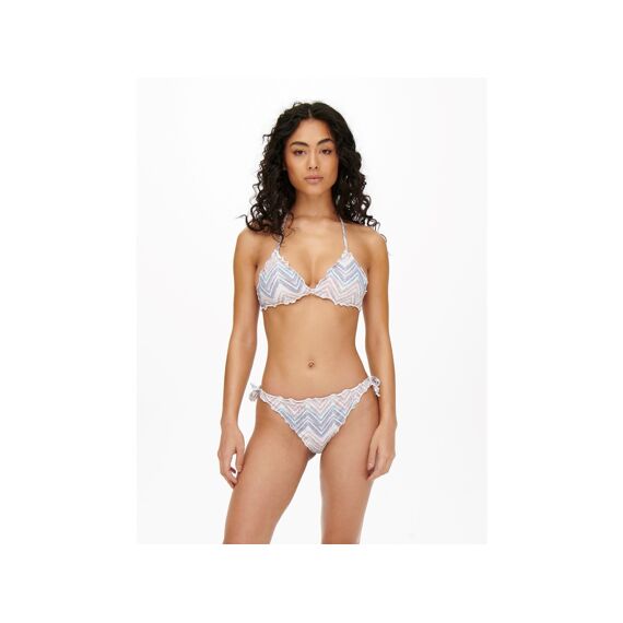 Only 2204 Onlandrea Ruffle Tie  Bikini Top