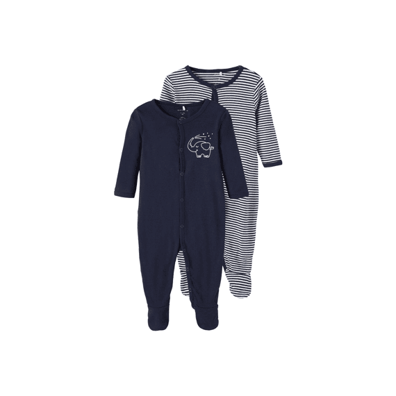 Name It New Born Noos Nbnnightsuit 2P W/F Y/D Core
