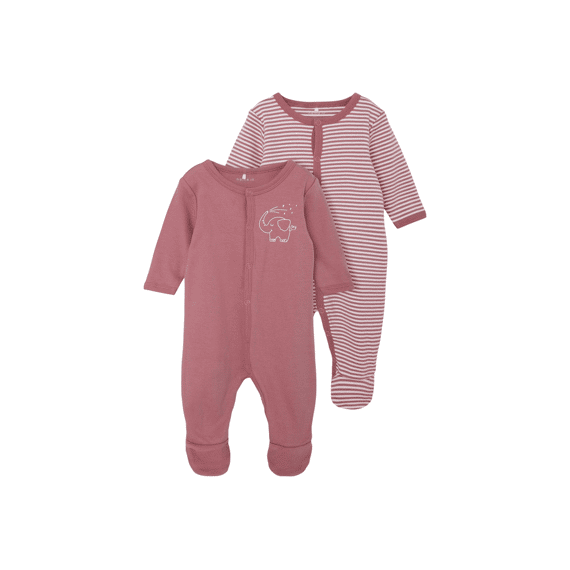 Name It New Born Noos Nbnnightsuit 2P W/F Y/D Core
