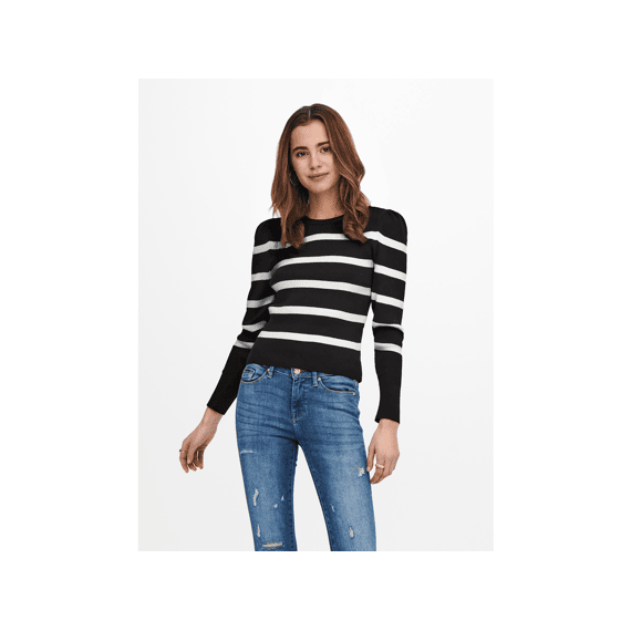 Only Noos Onlsally L/S Puff Pullover Knt