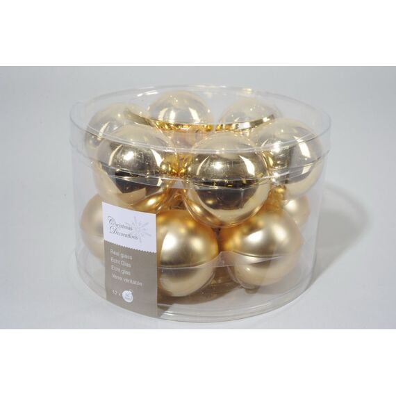 Effen Mach. Ballen Emaille-Mat 50Mm Licht Goud