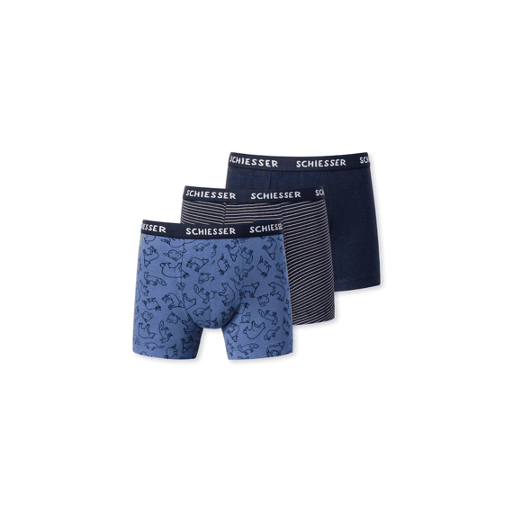 Schiesser W22 Jongens Boxershorts 3-Pack