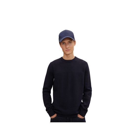 Tom Tailor Heren Noos Basic Structured Knit Pullover