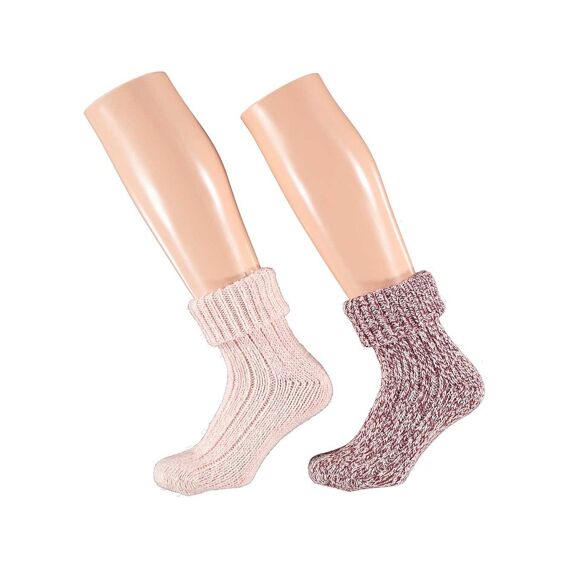 Apollo Noos Ladies Wool Home Socks 2-Pack