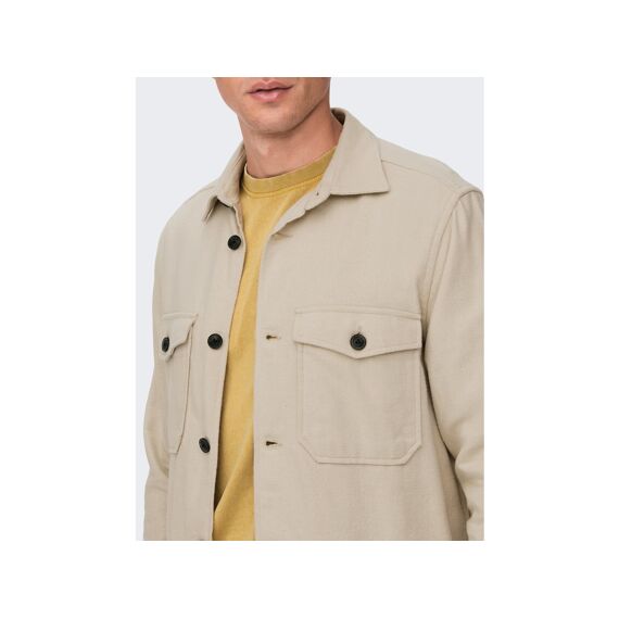 Only & Sons Noos Onsmilo Ls Solid Overshirt