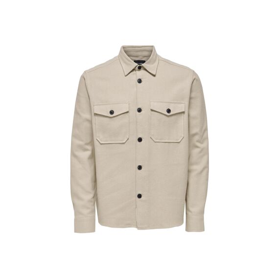 Only & Sons Noos Onsmilo Ls Solid Overshirt