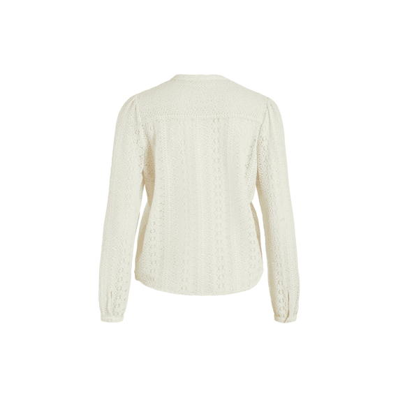 Vila Noos Vichikka Lace L/S Shirt- Noos