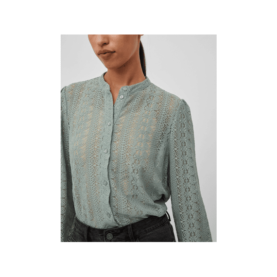 Vila Noos Vichikka Lace L/S Shirt- Noos