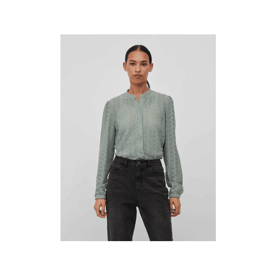 Vila Noos Vichikka Lace L/S Shirt- Noos