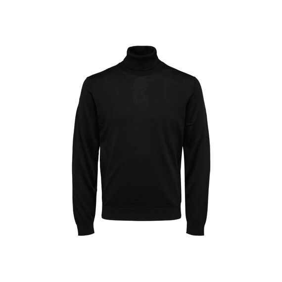 Selected Homme Black Noos Slhtown Merino Coolmax Knit Roll B