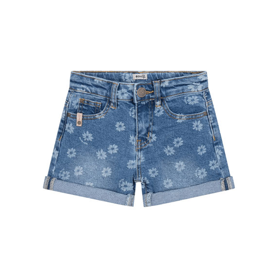 Daily7 Z23 Denim Short Printed Wide Fit
