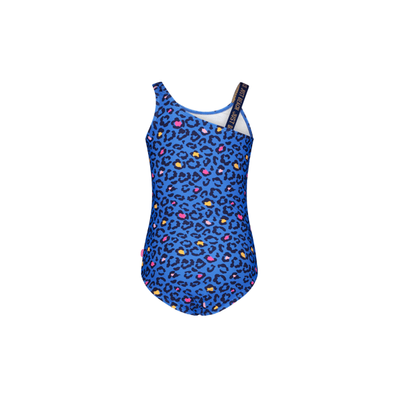 Just Beach Z23 Girls Aop Swimsuit And Branded Elastic Strap