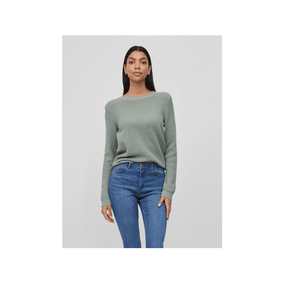 Vila Noos Vidalo O-Neck L/S Knit Top/Su - Noo