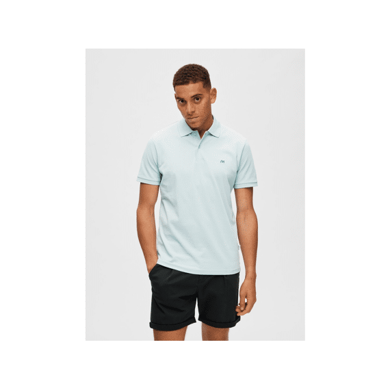 Selected Homme Black Noos Slhdante Ss Polo