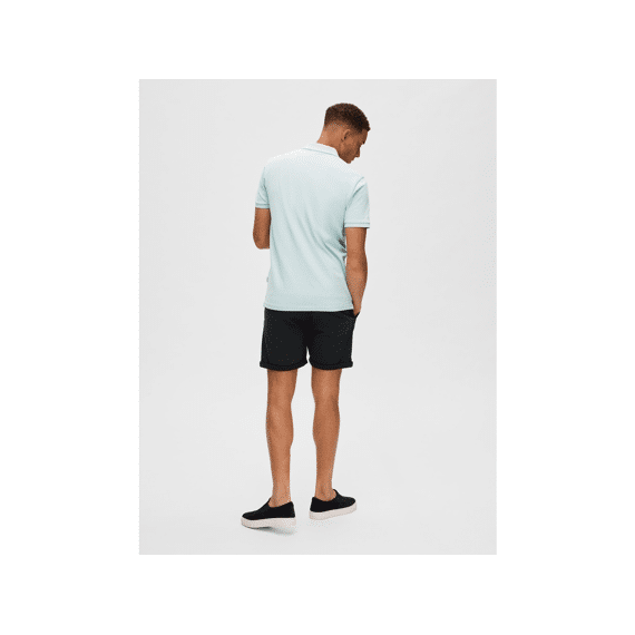 Selected Homme Black Noos Slhdante Ss Polo