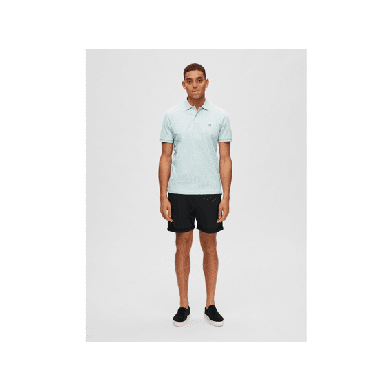 Selected Homme Black Noos Slhdante Ss Polo