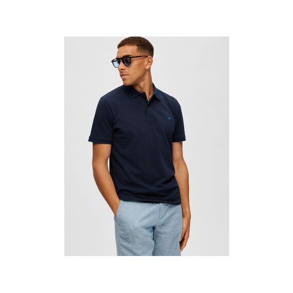 Selected Homme Black Noos Slhdante Ss Polo