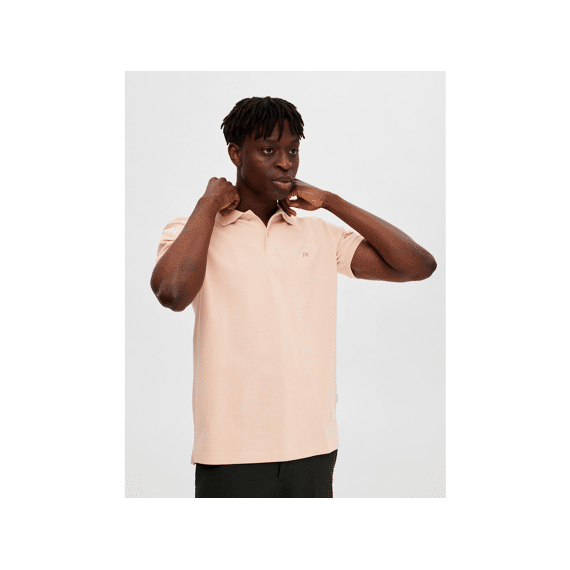Selected Homme Black Noos Slhdante Ss Polo