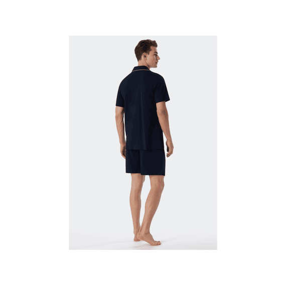Schiesser Z23 Heren Pyjama Kort Interlock
